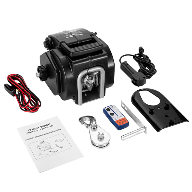 Fishing Boat Anchor Winch - Treuil d'ancre pour bateau, 12V 24V,